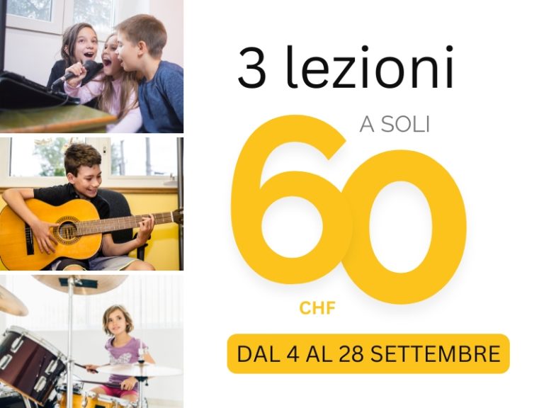 scuola di musica per bambini canton ticino